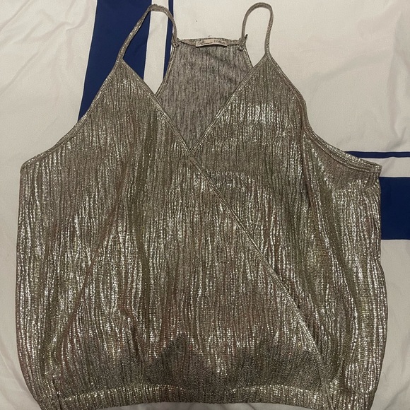 gold sparkly shirt - Picture 1 of 2